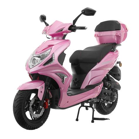 50cc Scooter Buy Direct Bikes Panther 50cc Scooters Pink