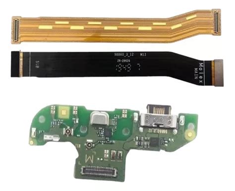 Placa De Carga Sub Cabo Flat Flex Para Moto G Play Xt