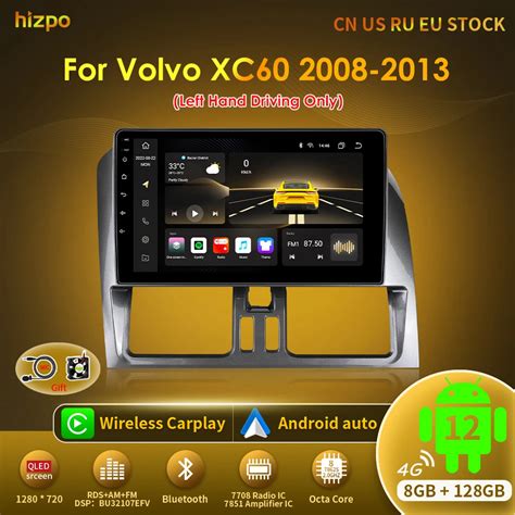 Hizpo Android Car Radio For Volvo XC60 Que 1 2008 2013 Stereo