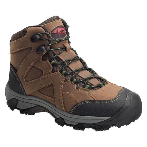 Avenger Boots Mens Brown A7710 6 Crosscut Waterproof Steel Toe Work Boots