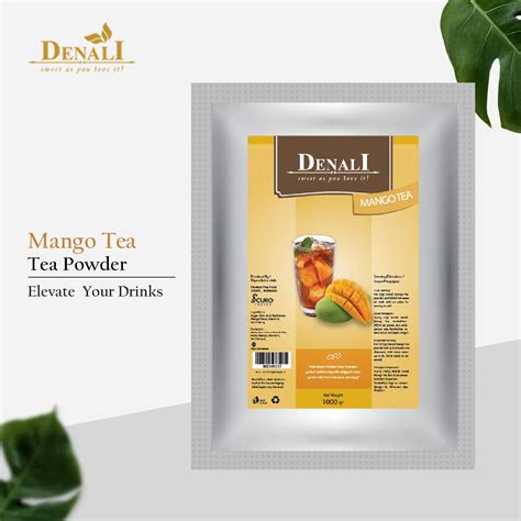 Denali Mango Tea Powder Powder Scuro Lavino