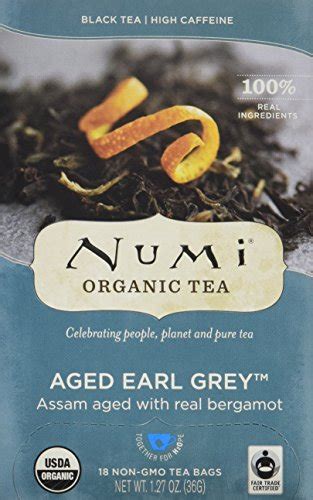 Numi Aged Earl Grey 18 Bags Organic Tea