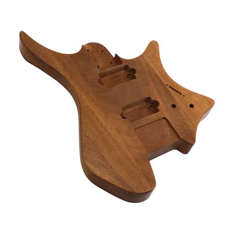 Hellery Unfinished Guitar Body With Pickup Hole Guitar Barrel Replacements For Luthiers Diy