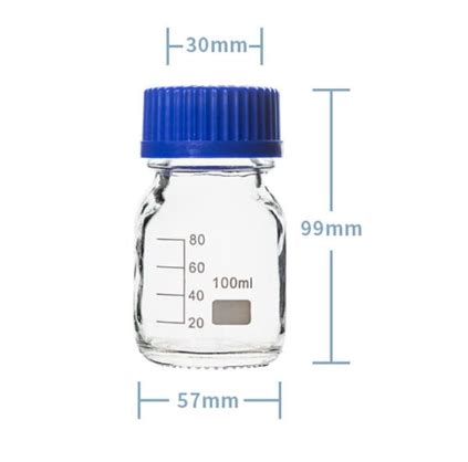 Clear Reagent Bottle For Laboratory Aijiren Hplc Vials