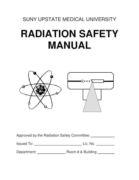 Pdf Radiation Safety Manual Upstate Medical University