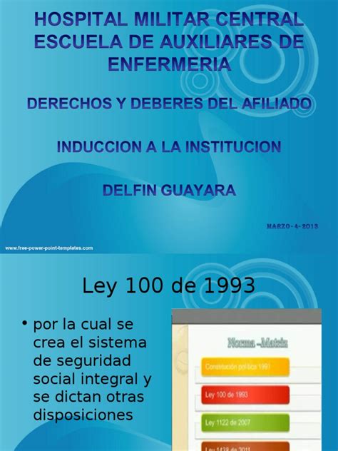 Derechos De Los Afiliados Al Sgsss Pdf Historial Médico Medicina