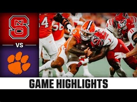 NC State Vs Clemson Football Highlights 2022 Win Big Sports