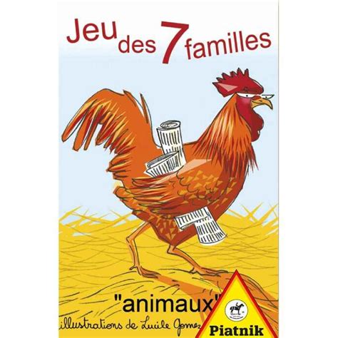 9001890488214 JEU DES 7 FAMILLES ANIMAUX DE LA FERME