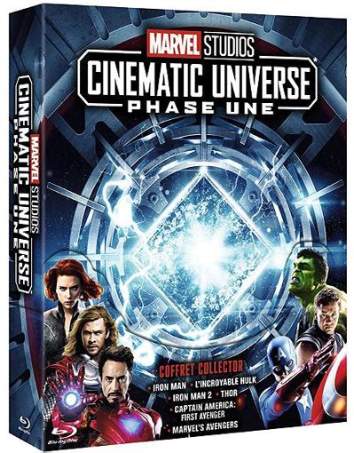 Coffret Collector Int Grale Phase Marvel Blu Ray Dition Limit E Mcu