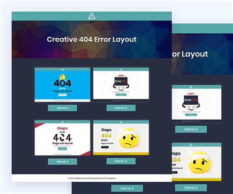 Errore Error Html Template