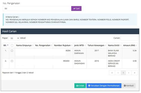 Cara Semak Wang Tidak Dituntut WTD Melalui EGUMIS Online