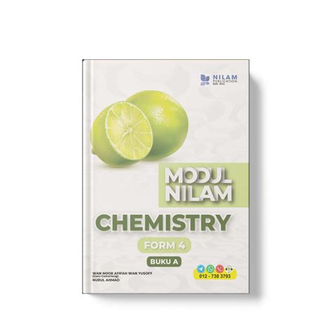 Nilam Kimia Chemistry Tingkatan Buku A B Modul Amali Shopee