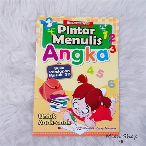 Jual Buku Anak Pintar Menulis Angka Belajar Menulis Angka Untuk Anak