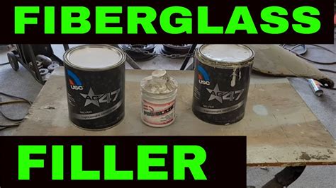 Reinforced Body Filler Or Fiberglass Body Filler Do I Need To Use It To Seal The Surface Youtube