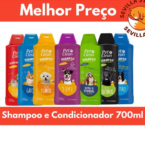 Shampoo E Condicionador Pet Clean Ml Para C Es E Gatos Shopee Brasil