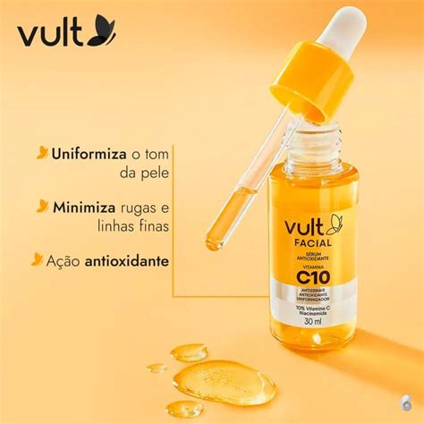 Kit Vult Facial Vitamina C Antioxidante Beleza Na Web