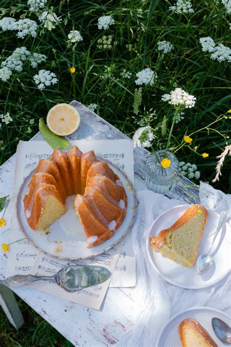 Bundt Cake Vegan Au Citron Rose Citron