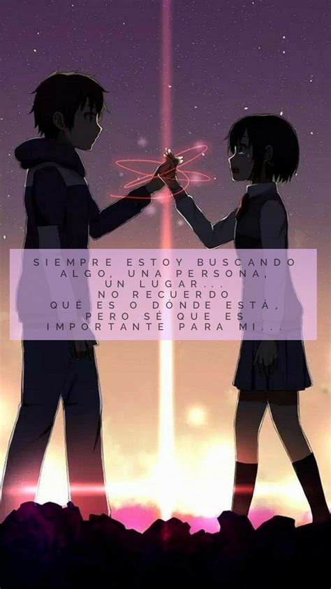 Frase De Kimi No Na Wa Your Name Frases Del Anime Frases De Amor