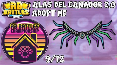 Alas Del Ganador Consigue Noveno Emblema En Adopt Me Evento