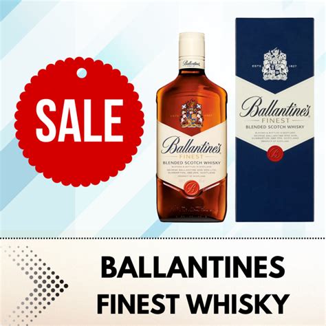 Ballantines Finest Scotch Whisky 1 Liter PRICE OFF No Box Lazada PH