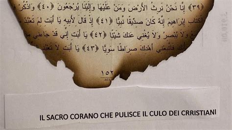 Monfalcone Bruciano E Sporcano Il Corano Il Responsabile Del Centro