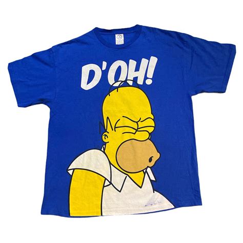 Vtg The Simpsons Homer Simpson T Shirt Size XL Gem