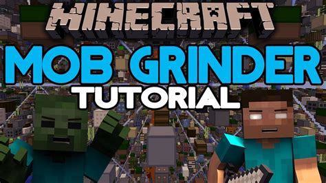 Minecraft Mob Grinder Tutorial On Off System As Seen On Skygrid