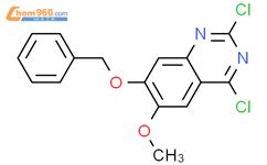 7 苄氧基 2 4 二氯 6 甲氧基喹唑啉 7 Benzyloxy 2 4 dichloro 6 methoxyquinazoline