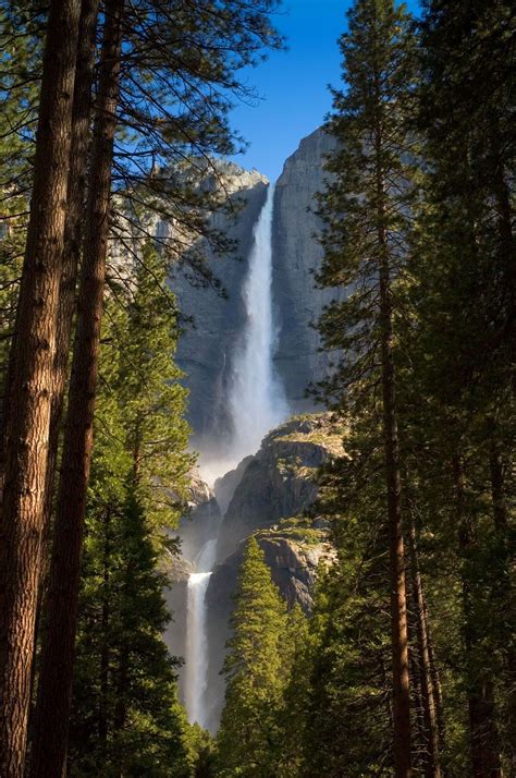 Upper And Lower Yosemite Falls Yosemite Falls Waterfall Beautiful