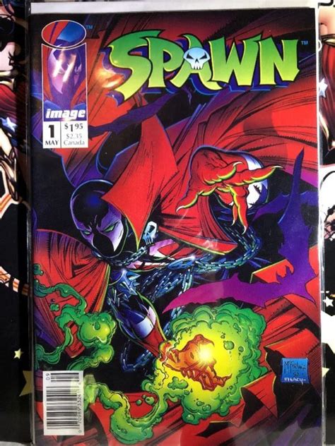 Spawn 1 Newsstand UPC May 1992 Image McFarlane Image Comics