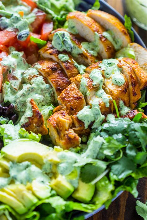 Southwestern Chicken Salad With Creamy Cilantro Dressing Gimme Delicious