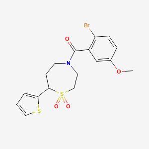 Bromo Methoxyphenyl Dioxido Thiophen Yl Thiazepan