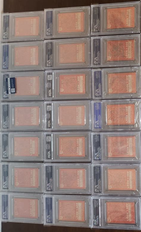 135 135 COMPLETE PSA GRADED SET 7 12 GPA 14th 1952 TOPPS LOOK N SEE BABE RUTH EBay