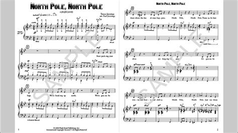 North Pole North Pole Singles Reproducible Kit Youtube