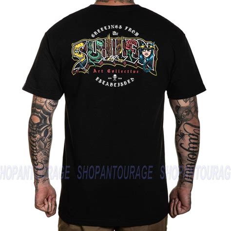 Sullen Art Collective Greetings Scm4043 New Standard Short Sleeve Men`s