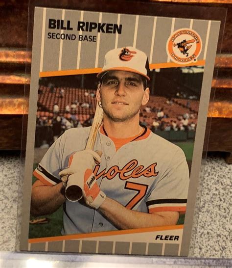 Bid Now: 1989 FLEER BILL RIPKEN FF ERROR CARD - Invalid date CST