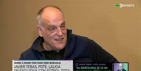 Javier Tebas El Presente Del Barcelona Su Opinión Sobre Messi Y La