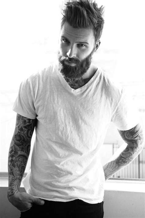 Mooie Mannen Met Baarden En Tattoos Hipster Hairstyles Bearded Men