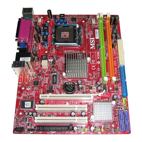 MSI G31M3-L V2 - MOTHERBOARD - MICRO ATX USER MANUAL Pdf Download ...