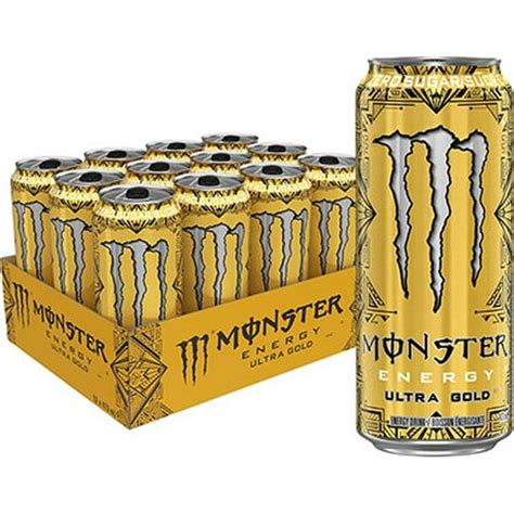 Monster Energy Ultra Gold 473 Ml 1248 Lbs 12case Walmartca