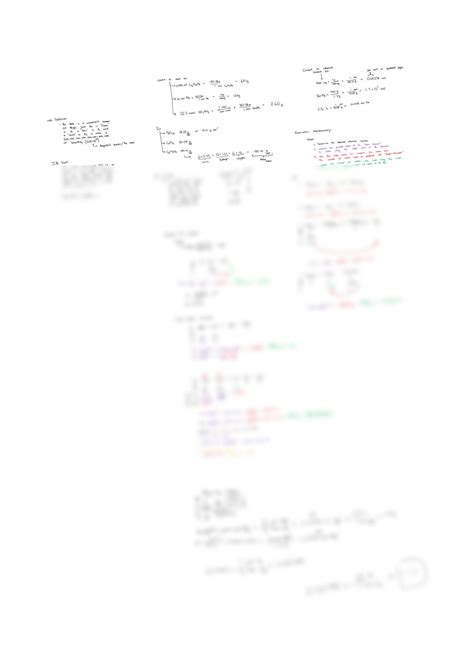 Solution Ib Chem Stoichiometry Notes Studypool