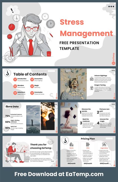 Stress Management Ppt Presentation Template Eatemp