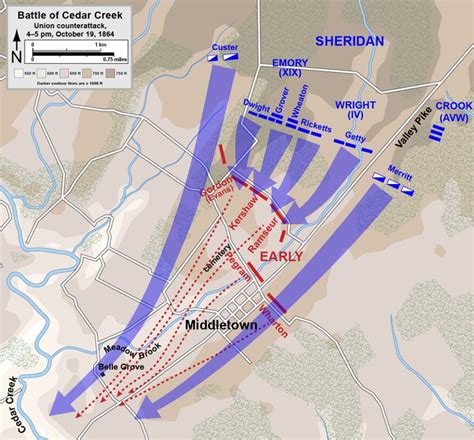 Battle Of Cedar Creek Civil War Virginia Shenandoah Valley