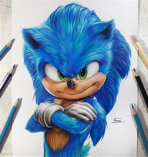 Sonic The Hedgehog Drawings In Pencil