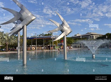 Esplanade Lagoon Pool, Cairns , Australia Stock Photo - Alamy