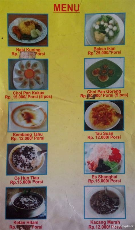 Selalu Diperbarui Menu Choipan Kembang Tahu 85 Pontianak Karawaci