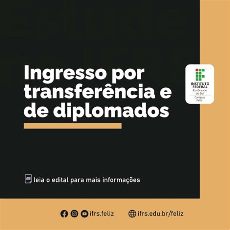 Per Odo De Transfer Ncia Ou Ingresso De Diplomados Nos Cursos