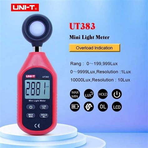 Jual Uni T Ut Luminometer Light Meter Alat Pengukur Cahaya Mini