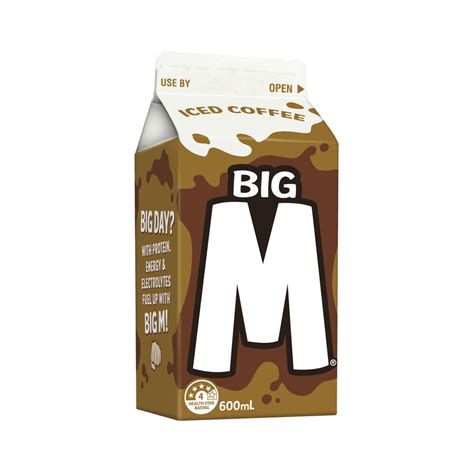 Buy Big M Coffee Flavoured Milk 600ml Coles