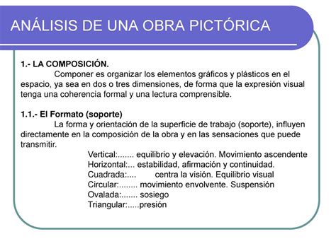 An Lisis De Una Obra Pict Rica Ppt Descargar